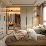 Optimiser l&rsquo;espace : une petite chambre avec dressing pour un gain de place maximal